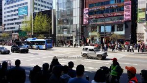 Avengers 2 shooting in Gangnam