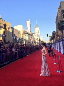 Claudia Kim in LA for Captain America
