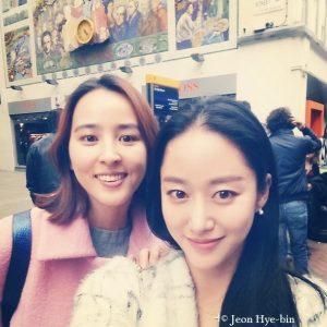 Jeon Hye-bin and Han Hye-jin in Carnaby Street